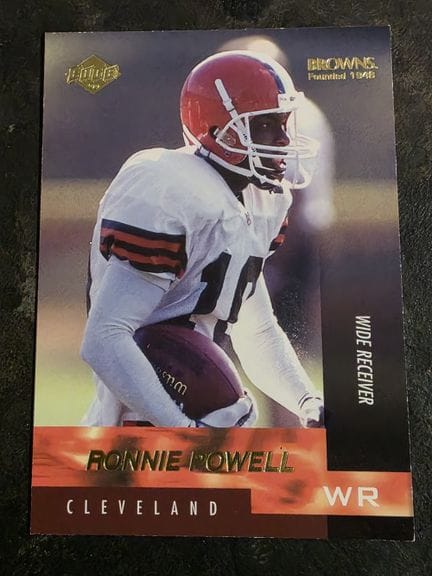 NFL FOOT US, trading card, Cleveland's Ronnie Powe