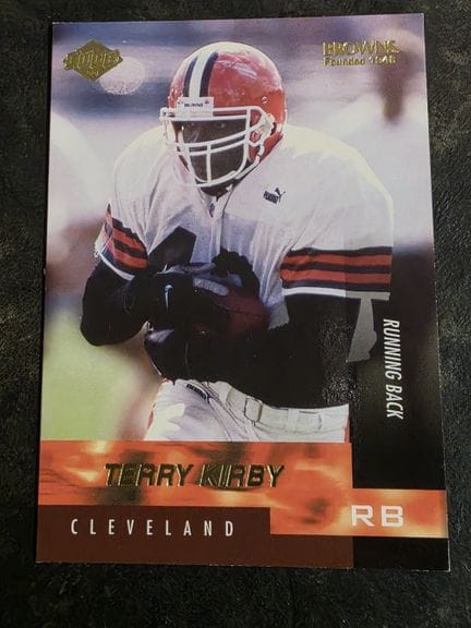 NFL FOOT US, carte à collectionner, Cleveland Terr