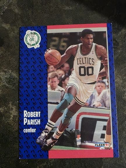 NBA, FLEER trading card, 1991, Robert PARISH, No. 
