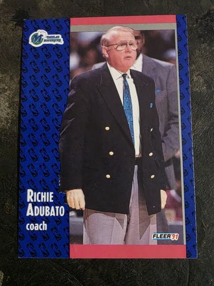 NBA，FLEER公司发行的收藏卡，1991年，里奇·阿杜巴托，编号42