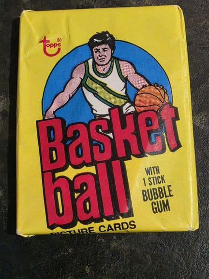 篮球，TOPPS公司1978年发行的极为罕见的复古收藏卡套装