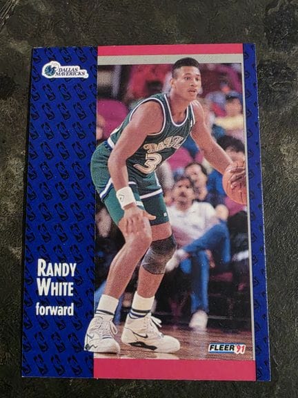 NBA, FLEER trading card, 1991, Randy WHITE, No. 47