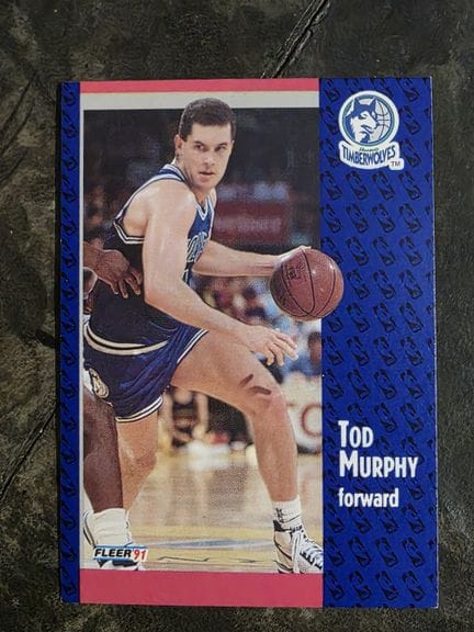 NBA, FLEER trading card, 1991, Tod MURPHY, No. 124