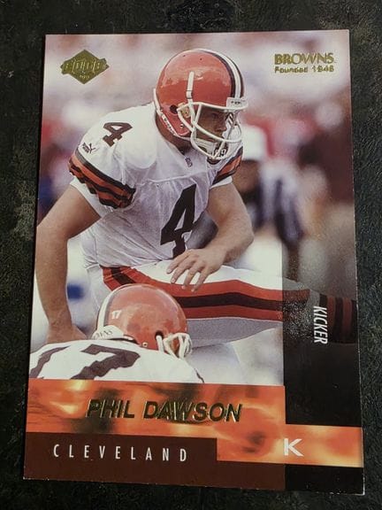 NFL FOOT US，收藏卡，克利夫兰·菲尔·道森