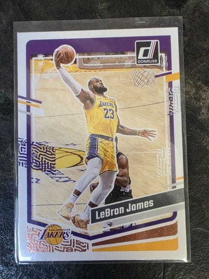 NBA, LEBRON JAMES, PANINI 2023/24 trading card