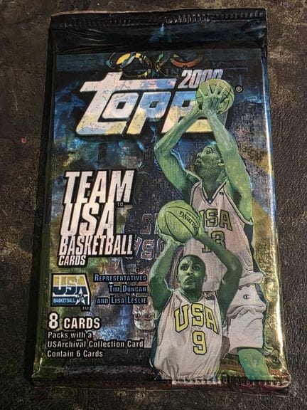 NBA，TOPPS 2000 系列8张收藏卡套装