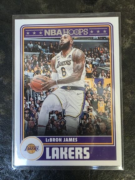 NBA, LEBRON JAMES, PANINI 2023/24 trading card