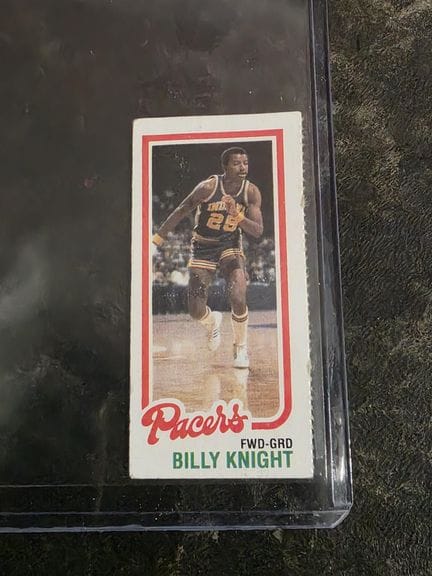 篮球，TOPPS 1980年迷你收藏卡，比利·奈特