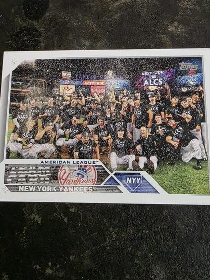 BASEBALL, carte à collectionner New Yorks Yankees 