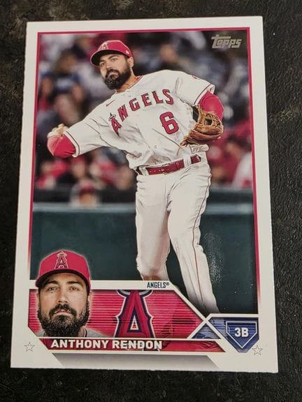 棒球，安东尼·伦登（Anthony RENDON）收藏卡，天使队，TOPPS 2023年版