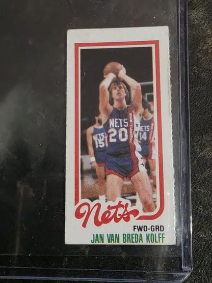 BASKET BALL, mini carte à collectionner par TOPPS 