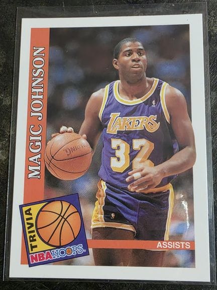 NBA，魔术师约翰逊，SKYBOX 1993年收藏卡