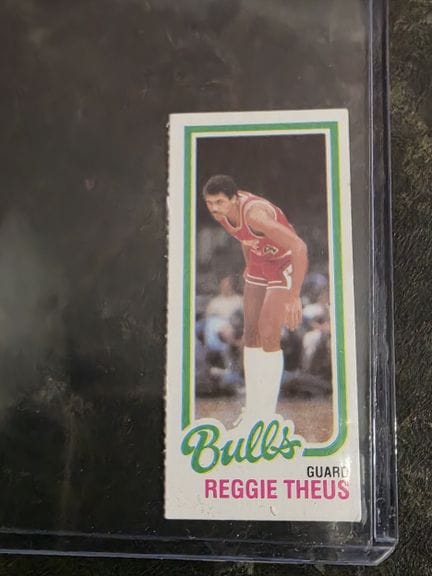 篮球，TOPPS 1980年迷你收藏卡，雷吉·西奥斯