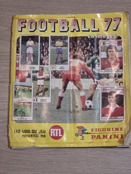 FOOTBALL 1977, PANINI, l'album de la saison comple