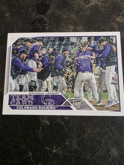 BASEBALL, carte à collectionner Colorado Rockies p