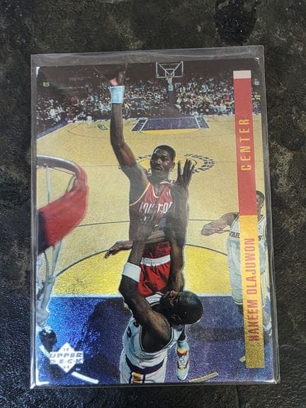 NBA, HAKEEM OLAJUWON, 1994 Upper Deck trading card