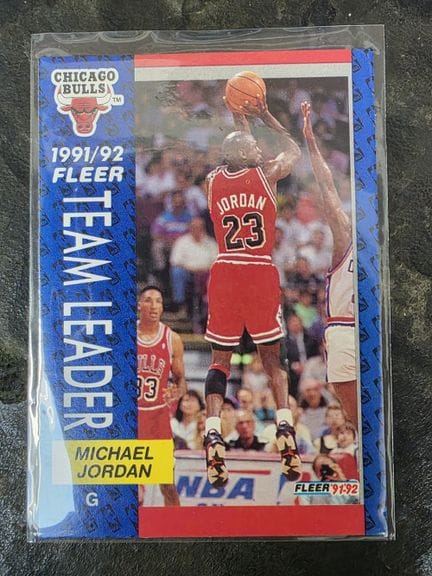 NBA, Michael JORDAN trading card by FLEER, 1991–92