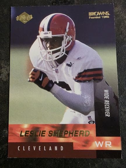 NFL FOOT US，收藏卡，克利夫兰·莱斯利·谢泼德