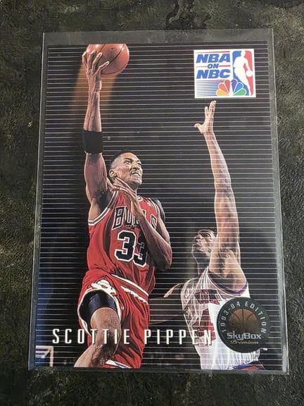 NBA, Scottie PIPPEN, collectible card by SKYBOX, 1