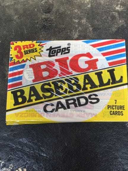 BASEBALL, pack of 7 trading cards, First Series by