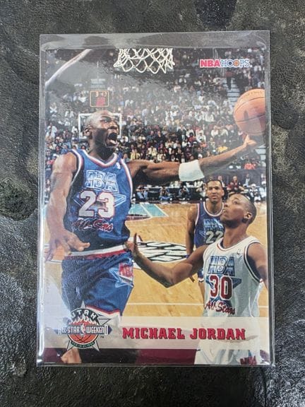 NBA, Michael JORDAN trading card by HOOPS, 1993