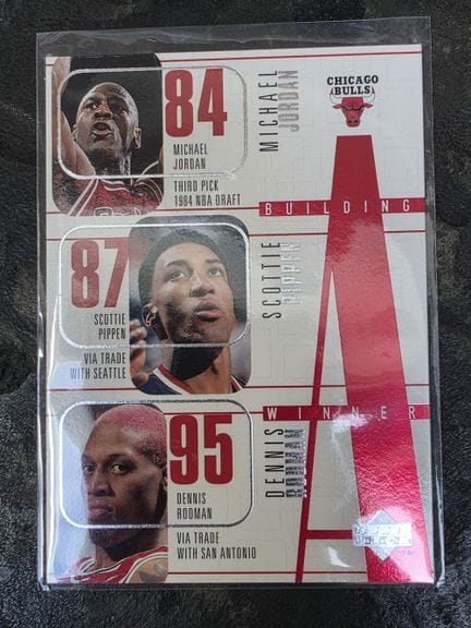NBA, carte à collectionner Michael JORDAN par UPPE