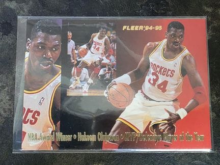NBA, HAKEEM OLAJUWON, carte à collectionner par FL