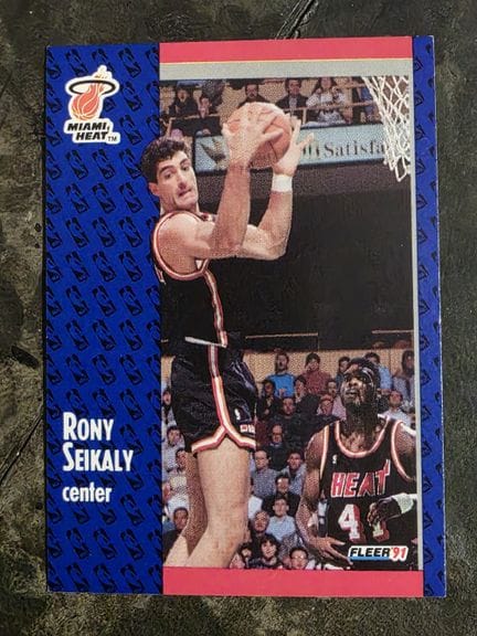 NBA, carte à collectionner par FLEER, 1991, Rony S