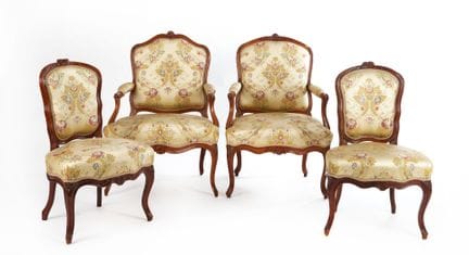 LIVING ROOM FURNITURE
Consisting of a pair of armc