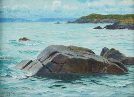 Georges Frédéric RÖTIG (1873-1961)
"Les rochers"
H