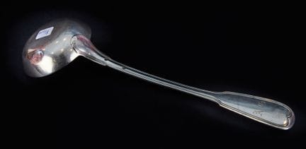 LADLE
Silver
Minerva hallmark
Weight: approximatel