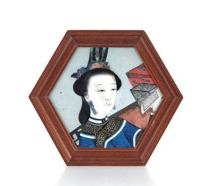 CHINA, Guangzhou—Late 19th century
Mounted under g