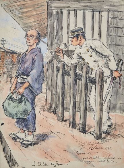 Georges Ferdinand BIGOT (1860–1927)
"Cholera in Ja