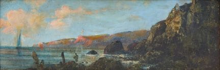 ECOLE MODERNE
"Marine" 
Huile sur panneau
21 x 63,
