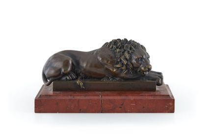 After Antoine Louis BARYE (1796–1875)
"The Reclini