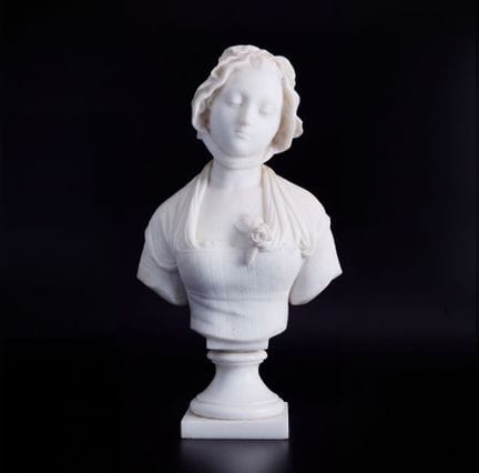 Eugène LAURENT (1832-1898)
"Giovane ragazza"
Busto