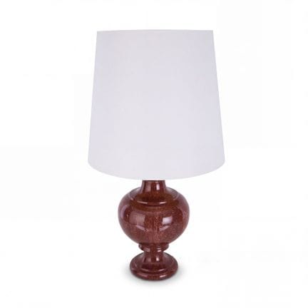 LAMP
Porphyry-style
Made of marble
H: 40.5 cm (wit