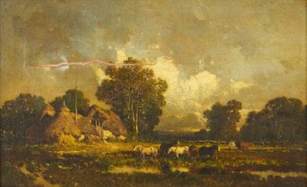 Félix BRISSOT DE WARVILLE (1818–1892) 
“Horses in 