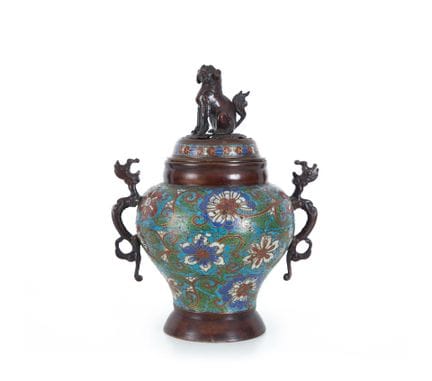 JAPAN - MEIJI PERIOD (1868–1912)
A covered baluste