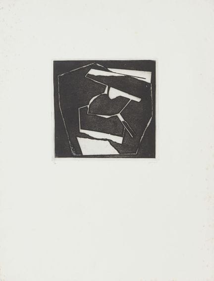 Jesus JAUREGUI (né en 1957)
Composition en noir et