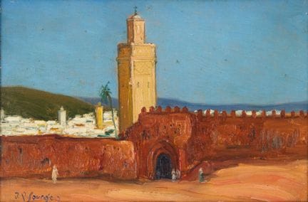 Jean Roger SOURGEN (1883-1978)
"Minaret derrière l