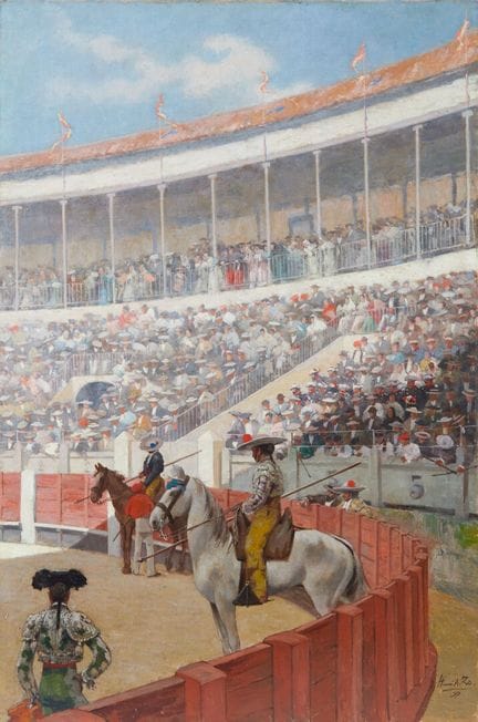 Henri Achille ZO (1873-1933)
"Les picadors"
Huile 