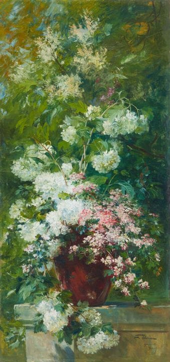 Federico OLARIA (1849-1898)
"Bouquet de fleurs"
Hu