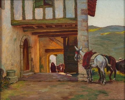 René Maxime CHOQUET (1872-1958)
"Les ânes"
Huile s