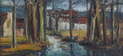 Rodolphe CAILLAUX (1904-1989)
"La rivière"
Huile s