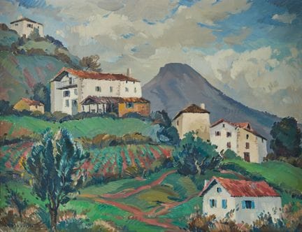 Philippe VEYRIN (1900-1962)
"Les fermes basques"
H