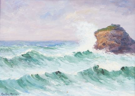 Gaston MOREAU (nato nel 1885)
"La roccia rotonda, 