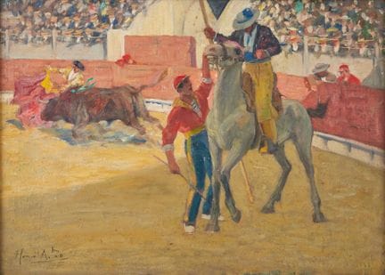 Henri Achille ZO (1873-1933)
"Picador"
Huile sur t
