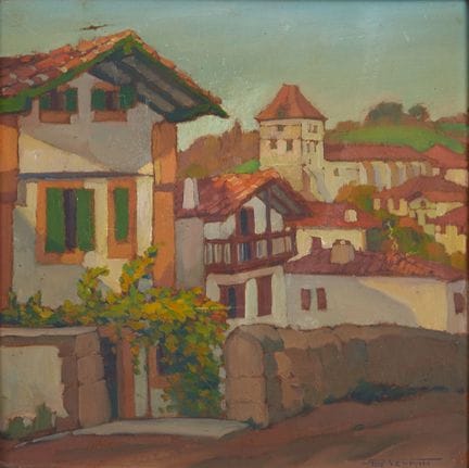 Philippe VEYRIN (1900-1962)
"Sare"
Huile sur panne