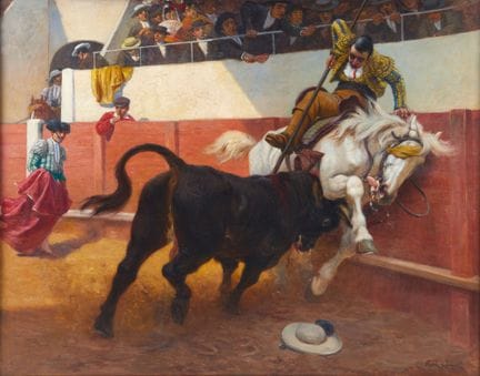 René Maxime CHOQUET (1872-1958)
"Charge sur le pic